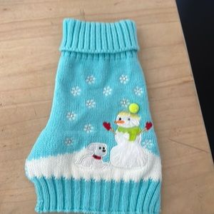 Holiday/winter dog sweater